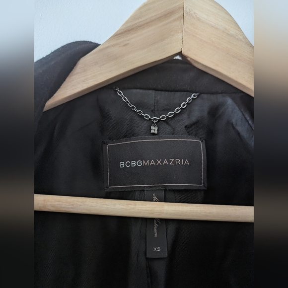 BCBG Maxazaria Black Utility Jacket - Picture 2 of 4